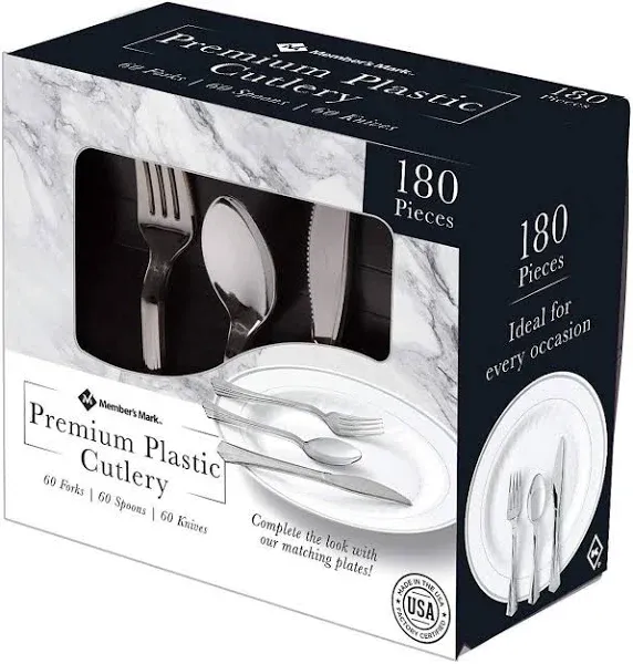 Member's Mark Premium Silver-Look Cutlery Combo