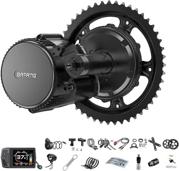 BAFANG BBS02 48V 750W Mid Drive Kits Mid Motor Ebike Conversion Kits with Cha...