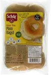 Schar Gluten Free Plain Bagels, 14.1 Ounce