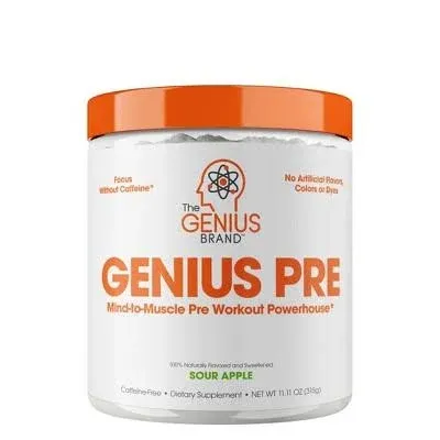 The Genius Brand Genius Pre Workout Caffeine-Free