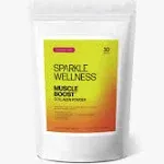 Muscle Boost (Orange) [30-Serves] | Collagen Supplement Powder with Hydrolyzed BODYBALANCE Collagen Peptides & Buffered Vitamin C | Improves Body Composition