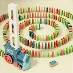 Kids Games Domino Train Toys: 180PCS Automatic Stacking Creative Game 3+ Year...