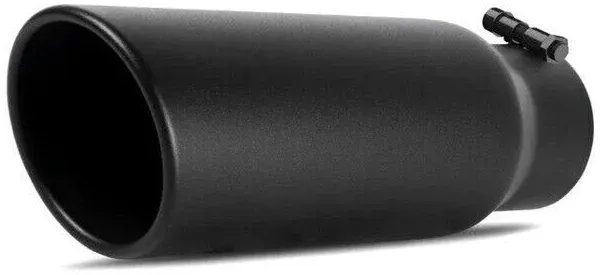 AUTOSAVER88 3 Inch Inlet Black Exhaust Tip