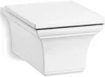 Kohler 6918-0 Memoirs One-Piece Elongated Dual-Flush Wall-Hung Toilet - White