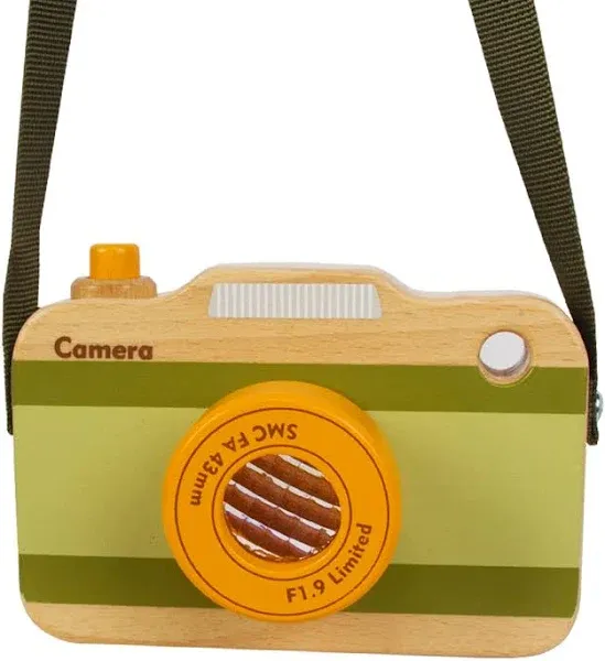 Kids Toyland Wooden Mini Pretend Camera Toy