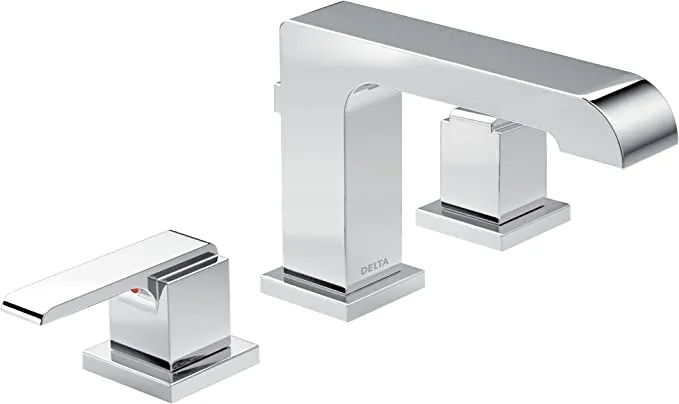 Delta Two Handle Widespread Bathroom Faucet