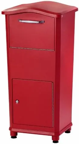 Elephantrunk Red, Extra Large, Steel, Locking, Parcel Drop