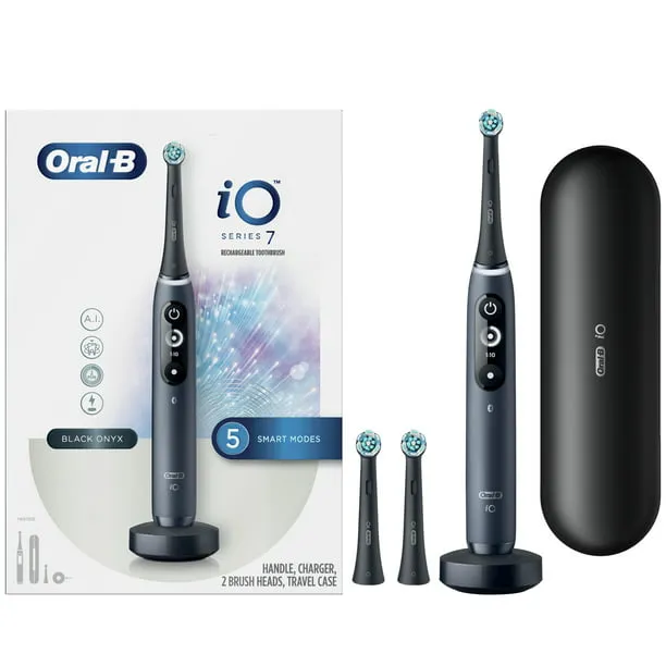 Oral-B iO Series 7G Electric Toothbrush with Brush Head, Black Onyx 