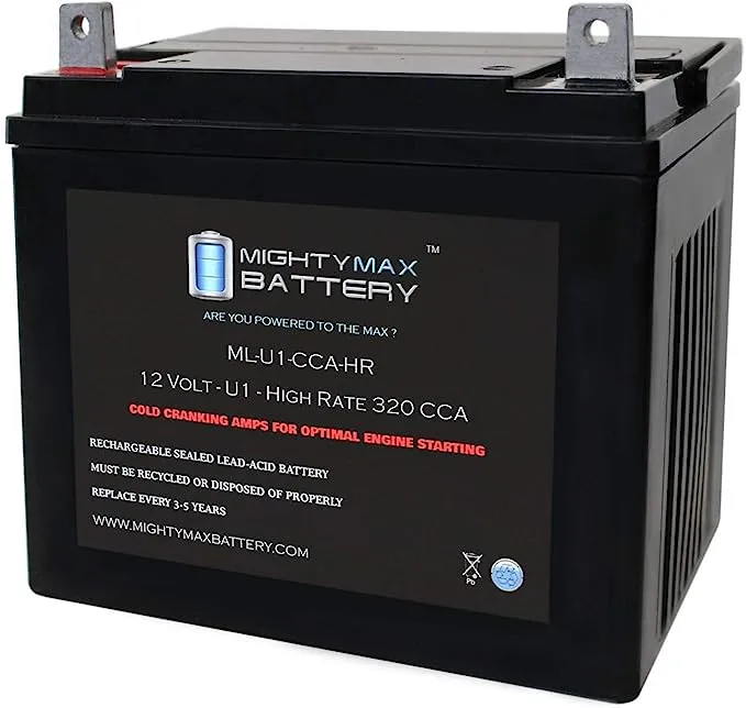 ML-U1-CCAHR 12V 320CCA Battery for Ford 120 12 HP Lawn Tractor Mower