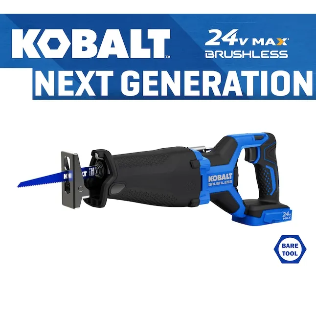 Kobalt 24-volt Max Variable Speed Brushless Cordless Reciprocating Saw (Bare Tool)