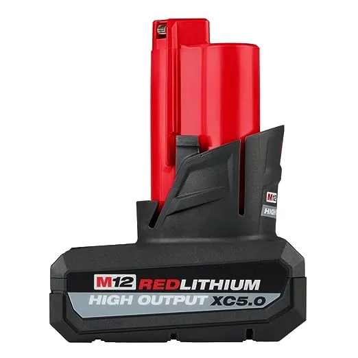 M12 12-Volt Lithium-Ion XC High Output 5.0 Ah Battery Pack