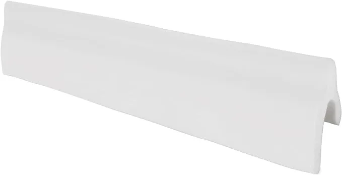 Rec Pro RV White Reverse Cove Molding | Indoor & Outdoor Use | Flexible | Can Stain or Paint (50')