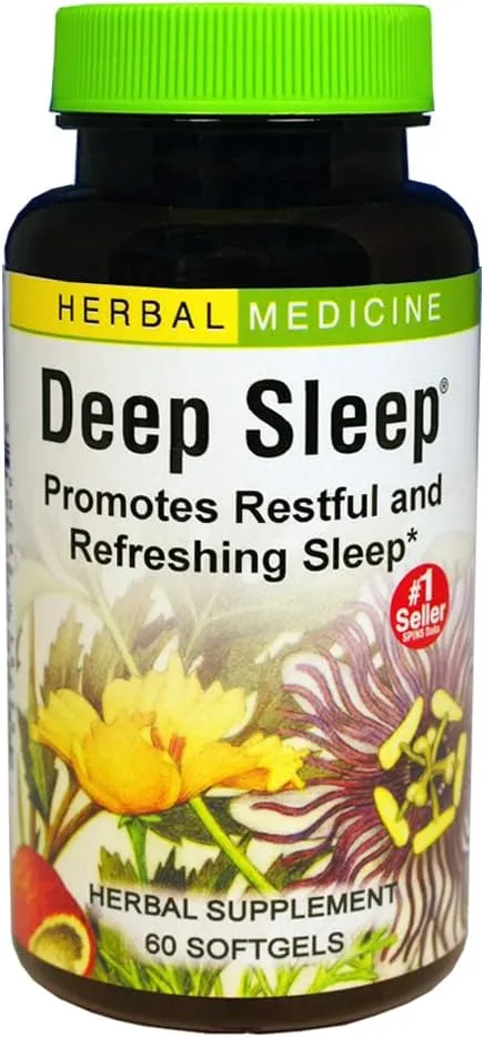 Herbs Etc. Deep Sleep Soft Gels - 60 Count (Pack of 1)