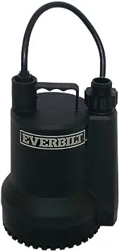 Everbilt Sup54-hd 1/6 HP Plastic Submersible Utility Pump