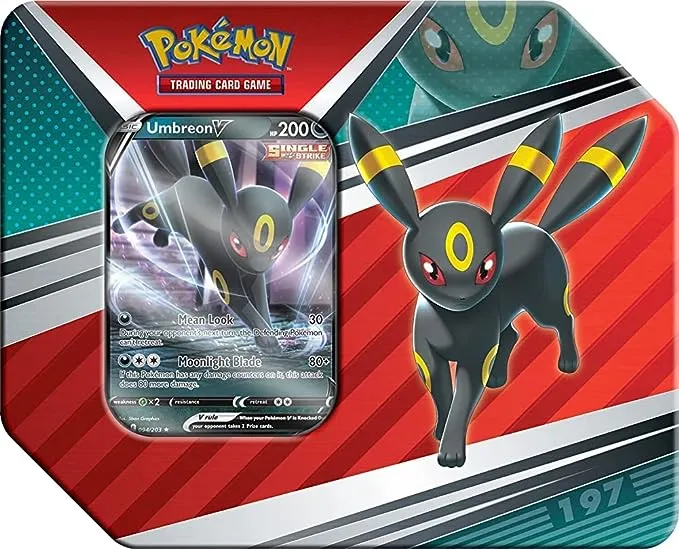 Pokemon Trading Card Games: 2022 Spring V Heroes Umbreon V Tin