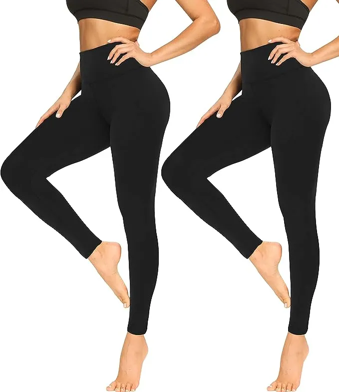 Buttery Soft Leggings for Women - High Waisted Tummy Control No See Through Workout Yoga Pants