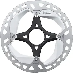 Shimano RT-MT800-S Disc Rotor - 160mm, Center-Lock, Silver/Black