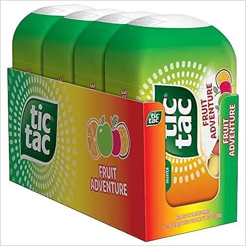 Tic Tac Fruit Adventure Mints