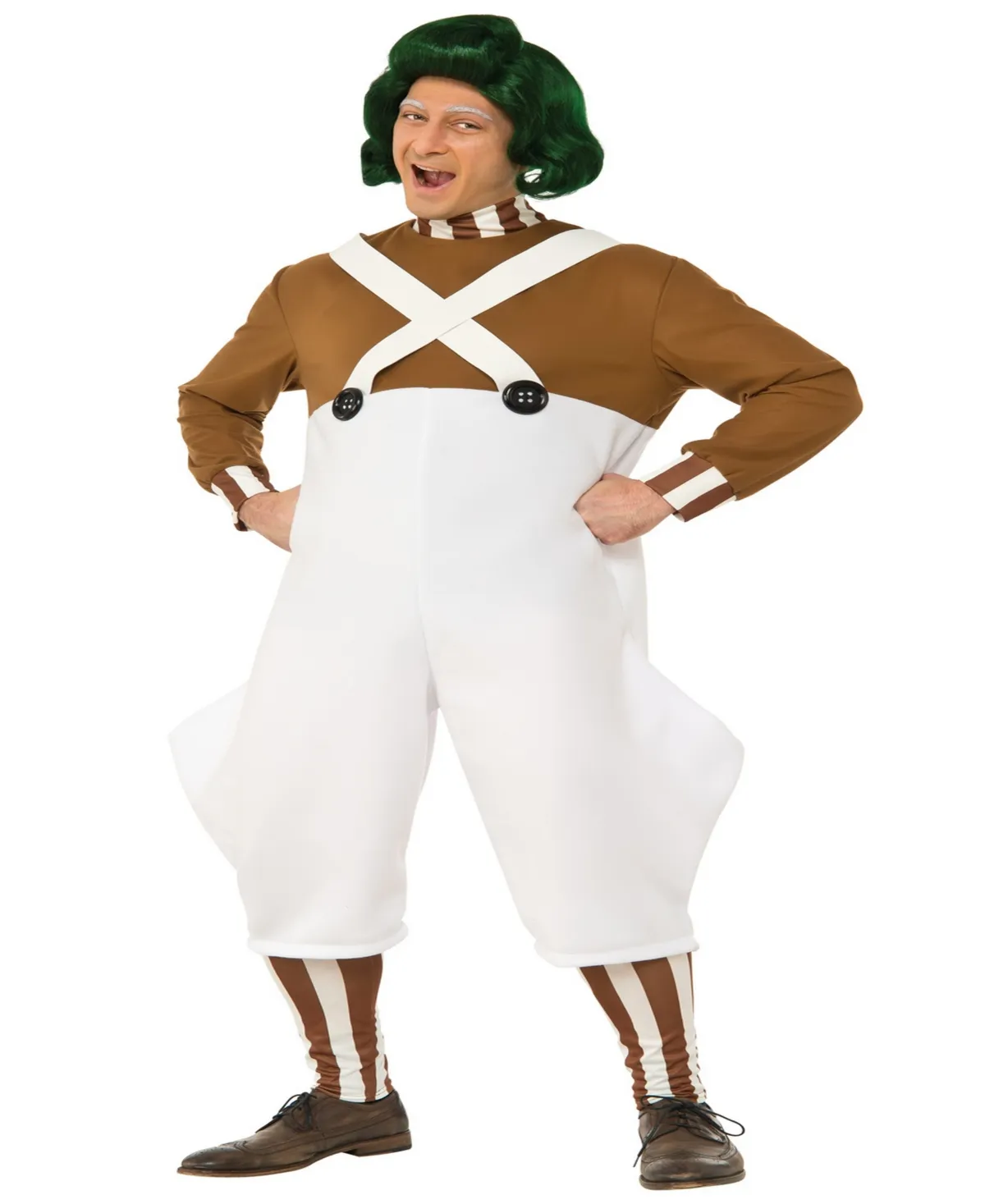 Rubie's Men's Willy Wonka and the Chocolate Factory Deluxe Oompa Loompa Costume