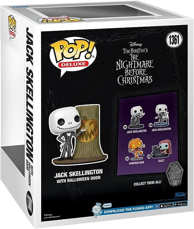 Funko Pop! Deluxe: The Nightmare Before Christmas 30th Anniversary - Jack Skellington with Halloween Door