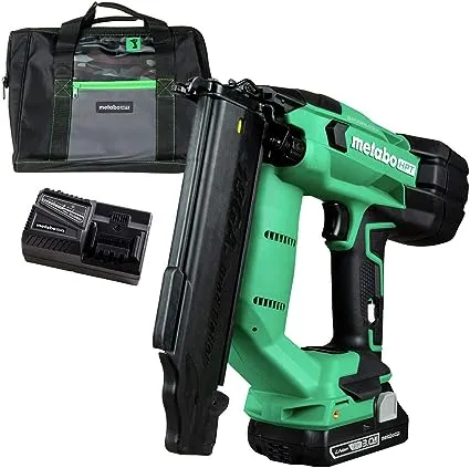 Metabo HPT 18V MultiVolt Cordless Brad Nailer | Includes 1-18V, 3.0 Ah Lithium Ion Battery | Accepts 18 GA 5/8-Inch to 2-Inch Brad Nails | Brushless Motor | NT1850DF