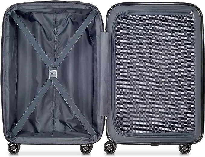 DELSEY PARIS Helium Aero 21" Hardside Expandable Spinner Carry-On Luggage, Steel Grey