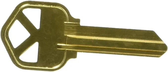 Kaba Ilco KW1-BR-250PK Blank Kwikset Key (250 Pack)