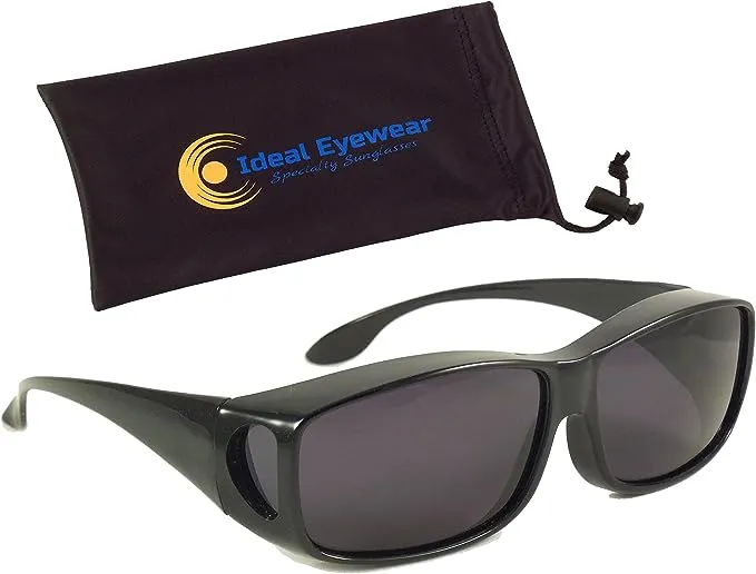 Ideal Eyewear Fit Over Sunglasses with Polarized Lenses - Wear Over Prescription Glasses