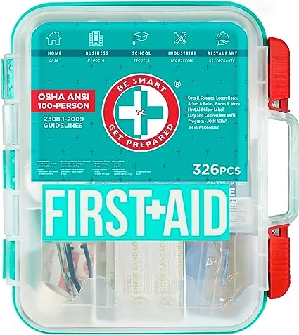 Be Smart Get Prepared First-Aid Kit (351 Pc.)