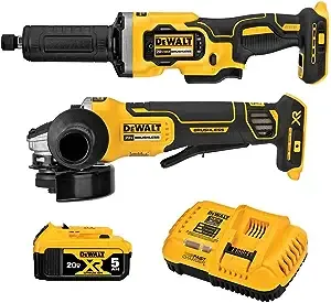 Dewalt 20V MAX XR Brushless Cordless 2-Tool Grinder Kit DCK203P1