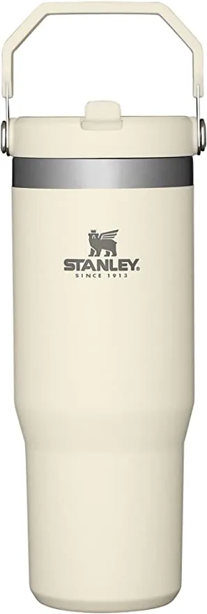 Stanley The IceFlow 30 oz Double-wall vacuum insulation Polar BPA Free Insulated Straw Tumbler