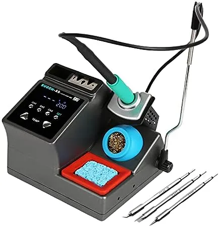 A9 245 Soldering Station, 120W Soldering Iron Station Kit,3 Seconds Fast Heating