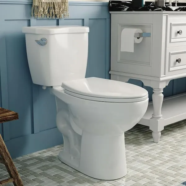 DeerValley DV-2F52531 Dynasty 1.28 GPF (Water Efficient) Elongated Two-Piece Toilet (Seat Included)