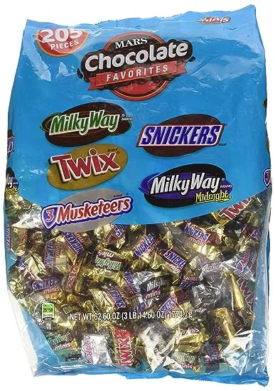 Mars Choc Favorites Mini Chocolate Candies (Net Wt 62.60 Oz),, ()