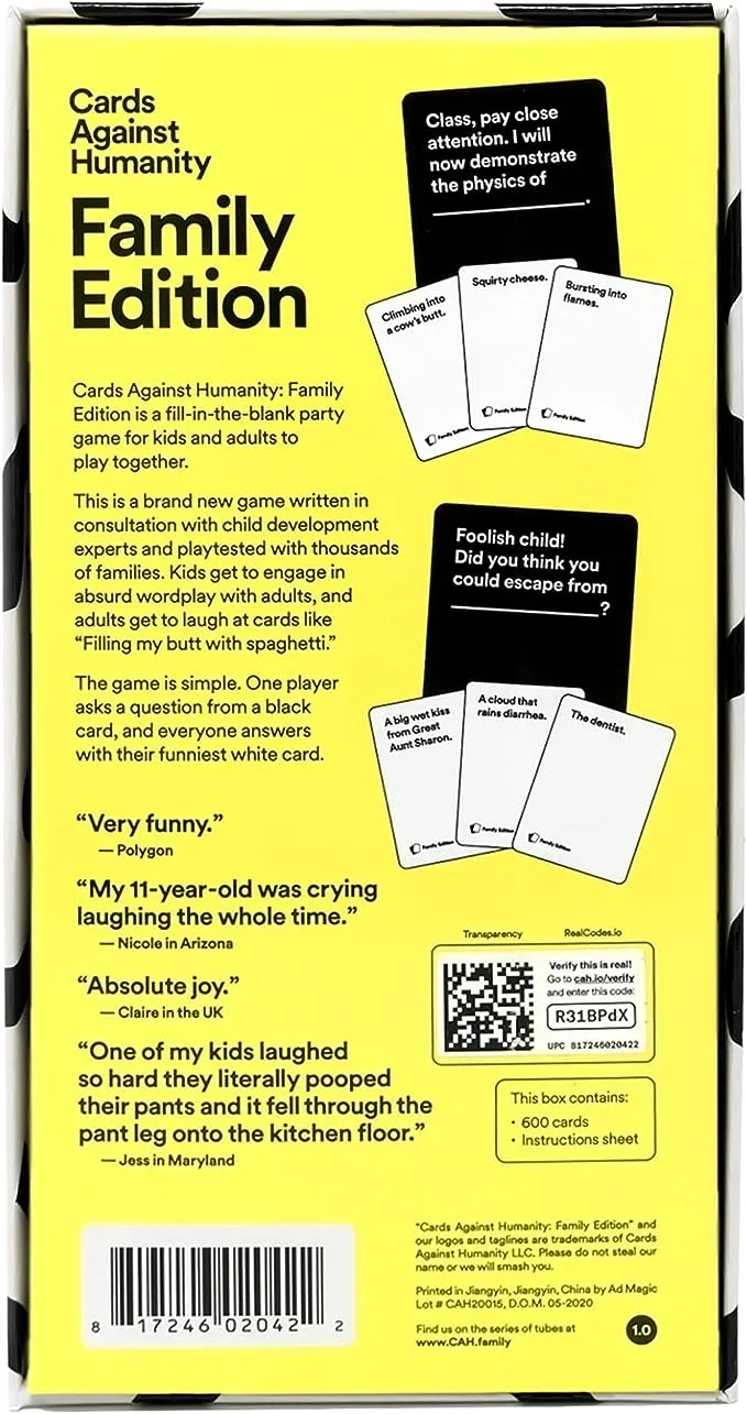 Cards Against Humanity (Family Edition)