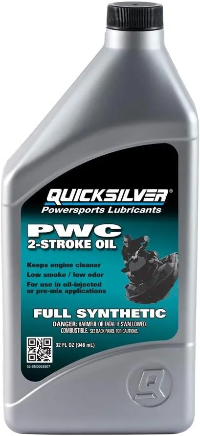 Quicksilver Full Synthetic 2-Stroke PWC Marine Engine Oil