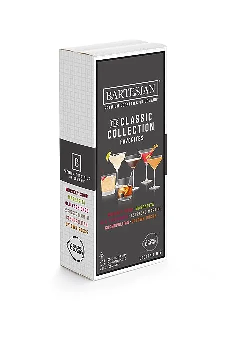 Classic Cocktail Variety Pack | Bartesian 6 Capsules