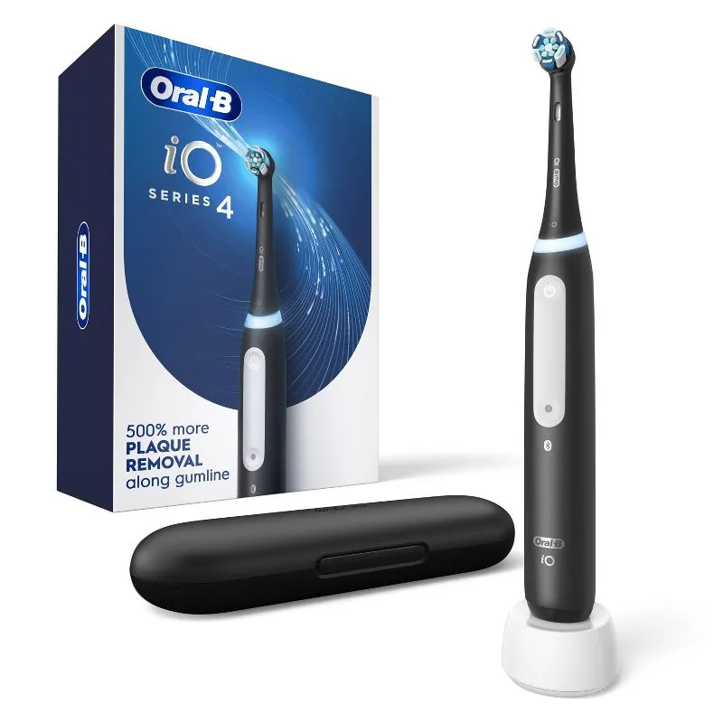 Oral-B iO Series 4 Electric Toothbrush with (1) Brush Head, Rechargeable, White