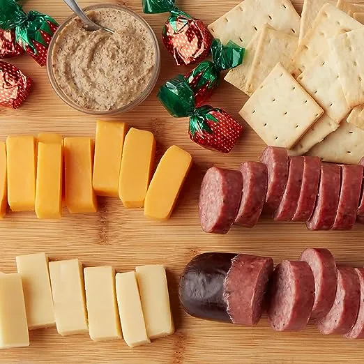 Hickory Farms Farmhouse Sausage &amp; Cheese Medium Gift Box | Gourmet Food Gift Bas