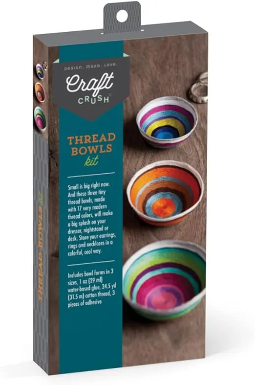 Craft Crush Thread Bowls Craft Kit