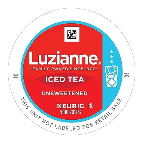 Luzianne Iced Tea, Unsweetened, Single Serve Cups - 12 pack, 0.18 oz cups