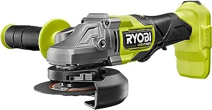 Ryobi ONE+ HP 18V Brushless Cordless 4-1/2 in. Angle Grinder (Tool Only) PBLAG01B