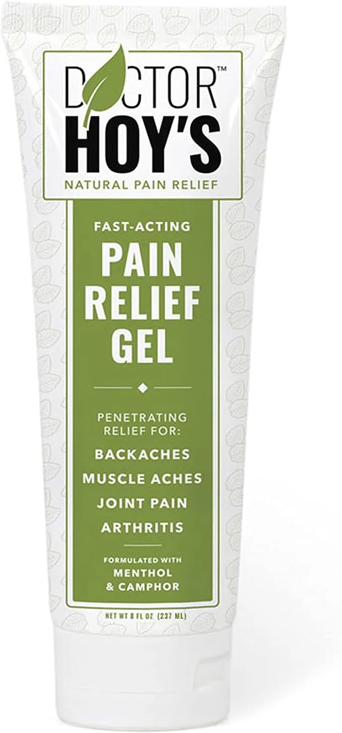 DOCTOR HOY'S Natural Pain Relief Gel, Topical Arnica Anti-Inflammatory Gel for Arthritis, Joint Pain, and Muscle Strains - Clean, Safe and Effective Pain Relief