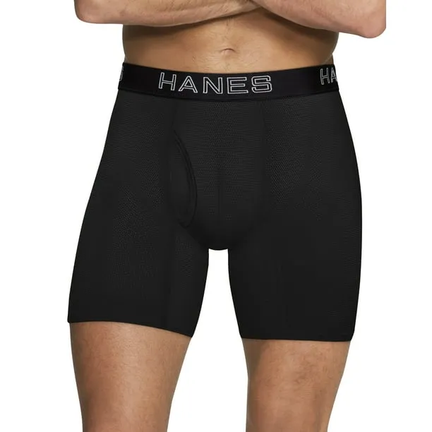 Men's Hanes UWBBB4 Ultimate ComfortFlex Fit Boxer Briefs - 4 Pack