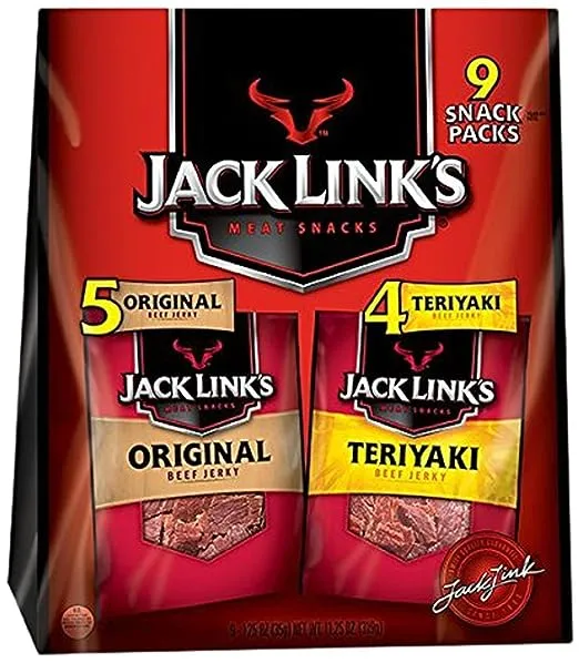 Jack Link’s Beef Jerky Variety, 1.25 oz, (9 count) 9 Count (Pack of 1) 