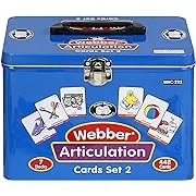 Super Duper Publications | Set of 7 Webber® Articulation Card Decks (Bundle Set 2) | Educational Learning Resource for Children