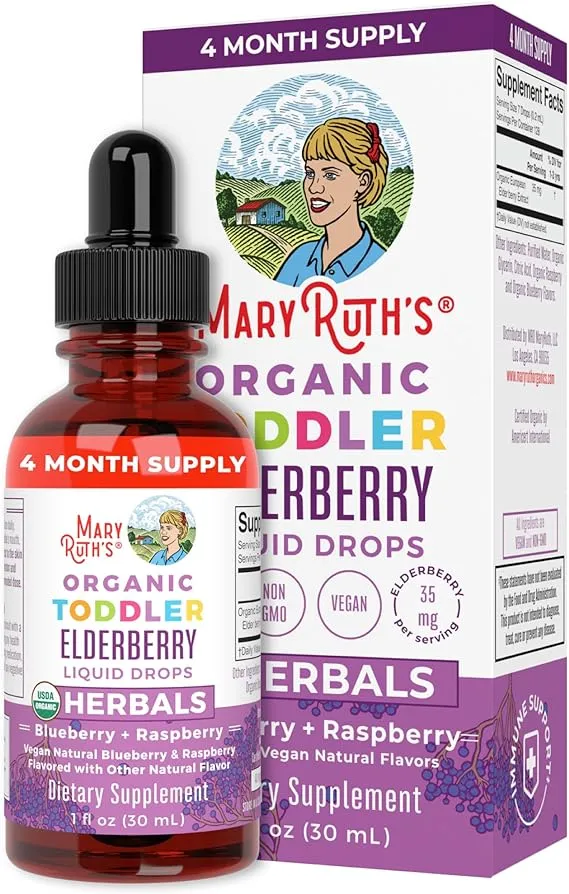 Mary Ruth's Organic Kid's Liquid Elderberry Drops