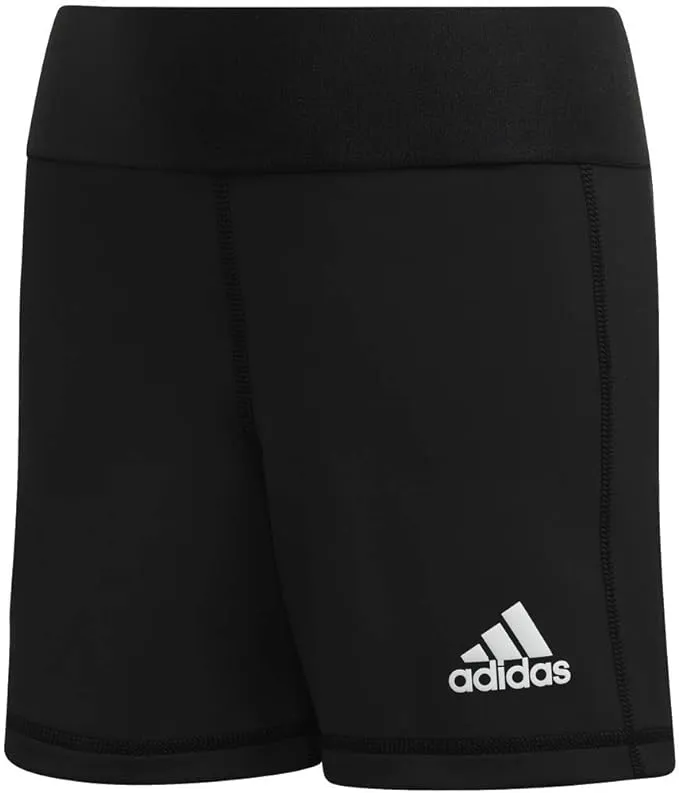 Adidas Youth Alphaskin Volleyball Shorts, S / Black/White