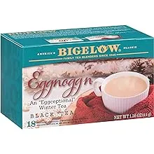 Bigelow Tea Eggnogg'n Black Tea, Caffeinated, 18 Count (Pack of 6), 108 Total Tea Bags