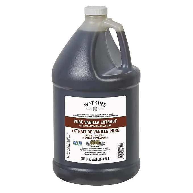 Watkins
           Pure Vanilla Extract -- 4 fl oz
        
        
        
        
        
          
          SKU #: 813724024197
          
            Shipping Weight:
              0.2998 lb